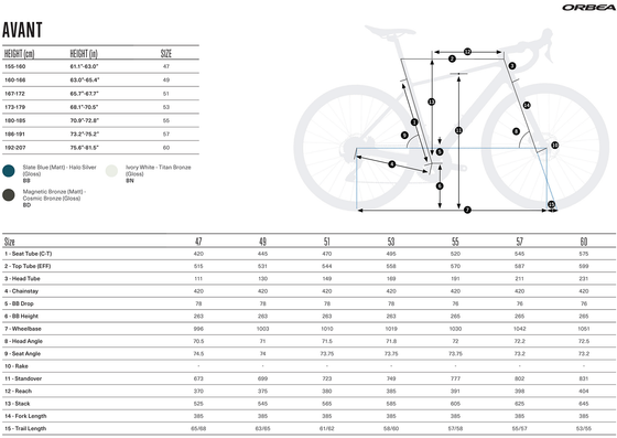 2026 ORBEA AVANT H45 1X - HYDRO ALLOY - SHIMANO Cues U6000 (T104) ROAD BIKE