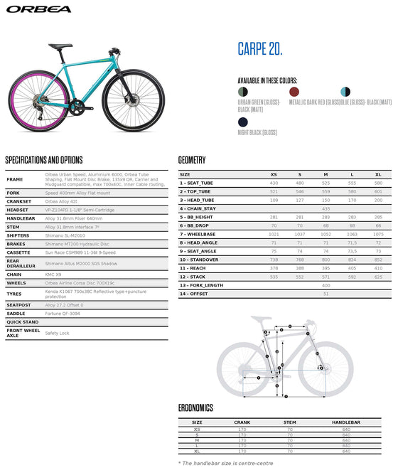 ORBEA CARPE 20